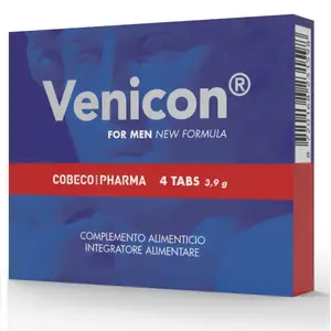 Добавка для мужчин Cobeco Venicon for Men, упаковка 4 таблетки — пищевая поддержка, дорожный набор