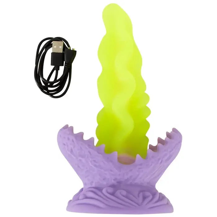 Dildo Beasty Cocks Passion Plant LED — силикон 22 см Photo 11