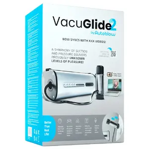 Мастурбатор Autoblow VacuGLIDE 2 — бесконтактный оральный стимулятор, перезаряжаемый, с регулируемым вакуумом и скольжением