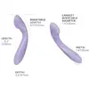 Vibrator Svakom Margot Lilac Swirl — dual-motor G-spot Photo 9