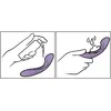 Vibrator Svakom Margot Lilac Swirl — dual-motor G-spot Photo 11