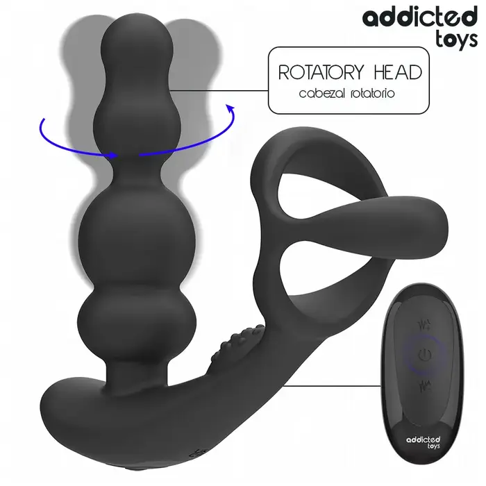 Prostate Massager addicted toys Rotating with Remote Photo 3