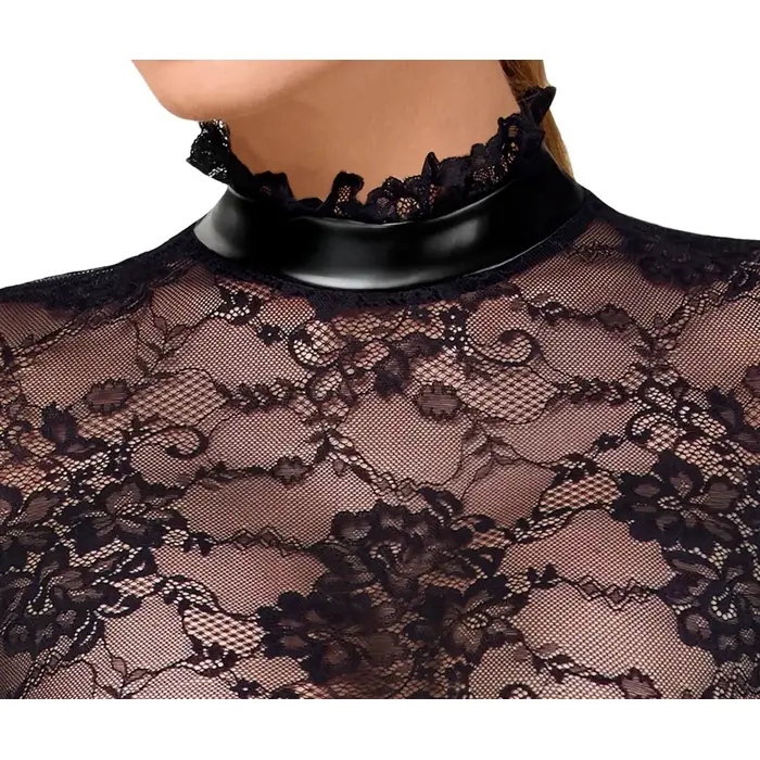 Dress Noir Kink Royal — size S, black lace midi Photo 5
