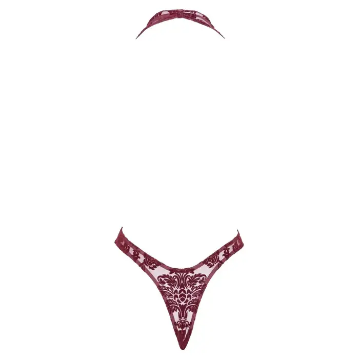 Noir Body red L — женский боди-стринг с халтером Photo 6