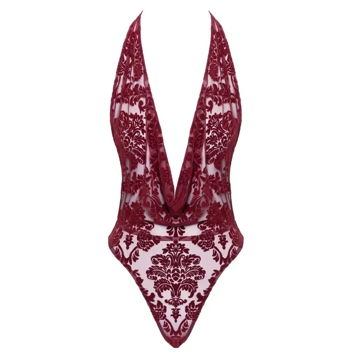 Боди Noir Kink Royal красное XL Photo 5