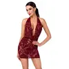 Платье Noir Noir Dress красное XL — халтер, драпированный вырез Photo 1