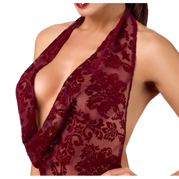Dress Noir Noir Dress red XL — halterneck, cowl neckline Photo 4