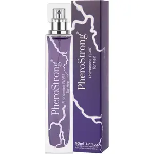 Pheromone perfume for men PHEROSTRONG Flare — 50 ml bottle, pulse-point application