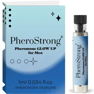 Feromonu smaržas flakons PHEROSTRONG Glow Up vīriešiem — 1 ml ceļojumu izmērs