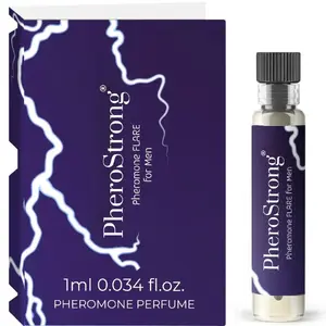 Pherostrong vīriešu feromonu parfīms Flare 1 ml koncentrēta ampula — ceļojuma izmēra feromonu aromāts