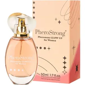 Feromonu parfīms PHEROSTRONG Glow Up — sievietēm 50 ml, uzklāt uz pulsa punktiem