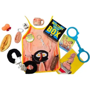 Mystery Erotic Box for Him 10 x 10 — diablopicante assortēti intīmi priekšmeti
