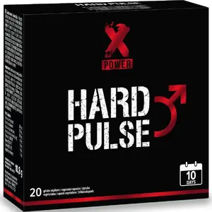 Uztura bagātinātāja kapsulas XPOWER Hard Pulse Express Treatment 10 dienu kurss — 20 kapsulas erekcijai un izturībai