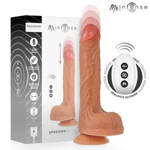 Realistic dildo mr. intense Baldwin — 22 cm length, 4 cm diameter, with remote control