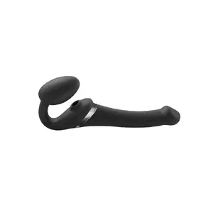 Strap-on-me Couple Vibrator Multi Orgasm — ambidextrous strap-on, 147 mm insertion, 34–39 mm diameters, 3 motors, built-in rechargeable battery