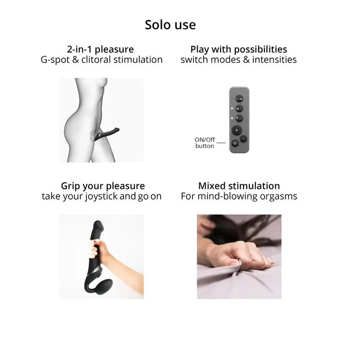 Strap-on-me Couple Vibrator Multi Orgasm — 147 mm Photo 5