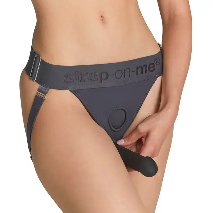 Harness Lingerie One Size Grey — strap-on-me harness Photo 2