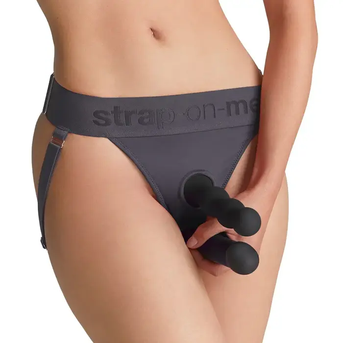 Harness Lingerie One Size Grey — strap-on-me harness Photo 4