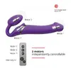 Strap-on-me vibrating strap-on dildo — 3 motors, 156 mm Photo 2