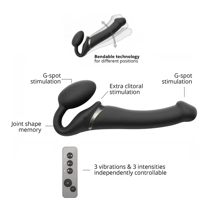 Strap-on-me couple vibrator 6013953 — 3 motors Photo 8