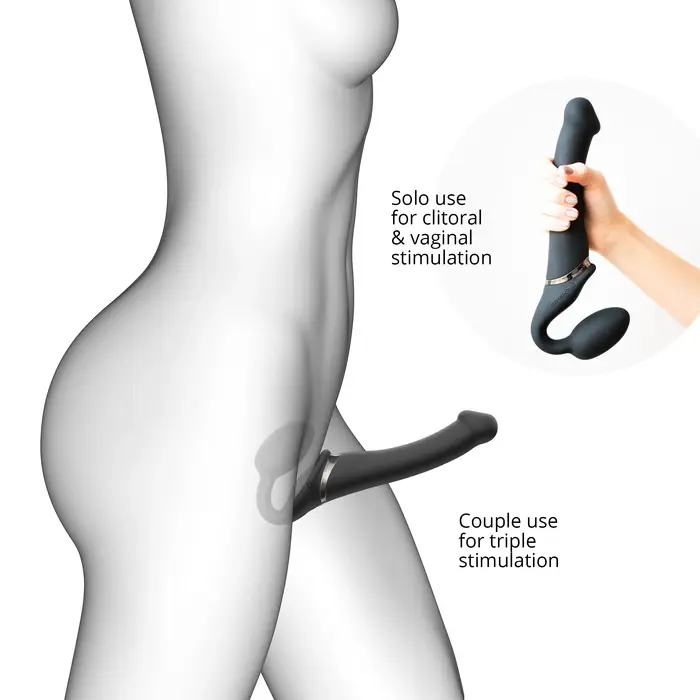 Strap-on-me couple vibrator 6013953 — 3 motors Photo 9
