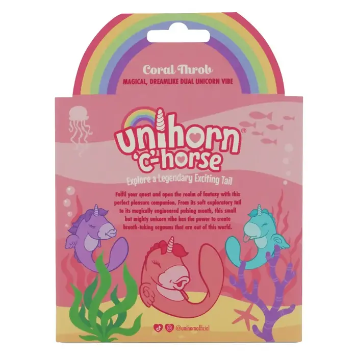 Vibrators Unihorn C-Horse Coral Throb Photo 10
