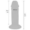 GET REAL dubultblīvuma TPE dongs Deluxe Thick 15 cm Photo 4