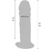TPE фаллос GET REAL Deluxe Double-Density 23 см Photo 4