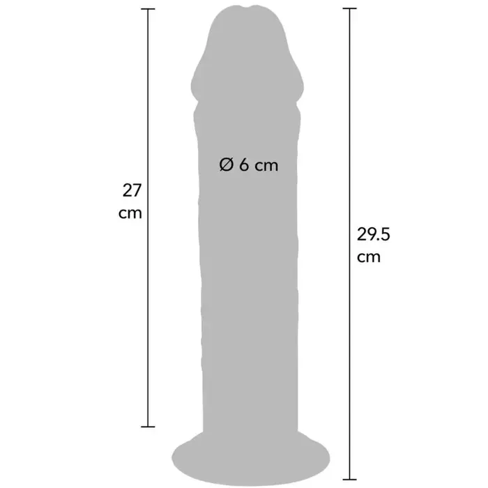 Фаллоимитатор GET REAL Deluxe Double‑Density TPE 29,5 см Photo 4