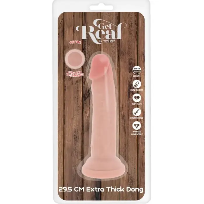 Фаллоимитатор GET REAL Deluxe Double‑Density TPE 29,5 см Photo 5