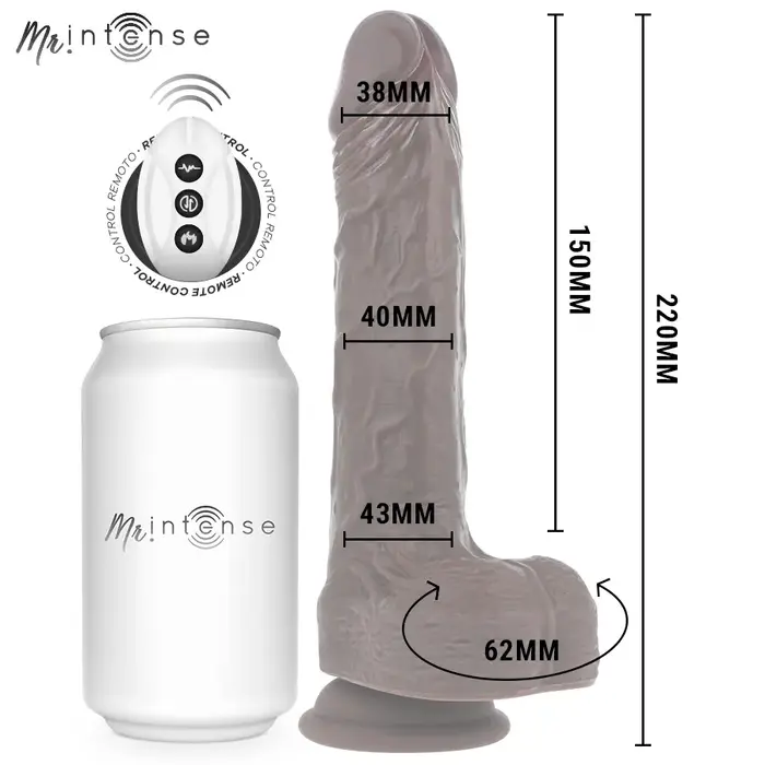 Multifunction Realistic Dildo mr. intense 22 cm Photo 2