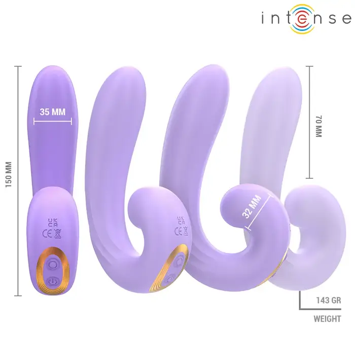 Klitoru stimulators INTENSE MERYL Double Vibration Photo 5