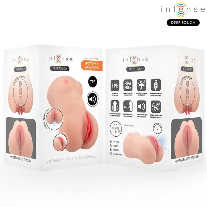 Vibrator & Suction Masturbator INTENSE DEEP TOUCH CATHERINE Photo 3