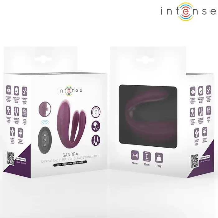 Skava stimulators INTENSE Sandra — triecieni un vibrācija Photo 3