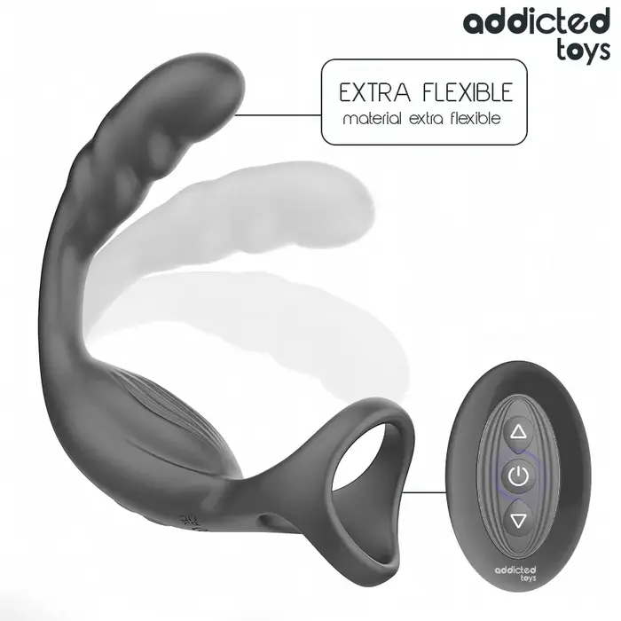 Prostatic cock ring remote control — addicted toys DUAL Photo 2
