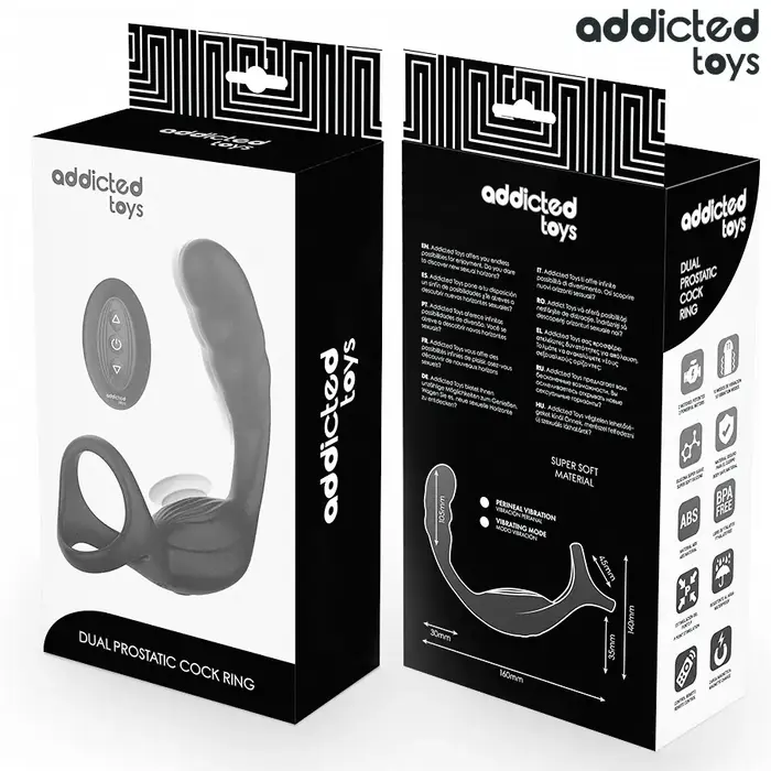 Prostatic cock ring remote control — addicted toys DUAL Photo 3