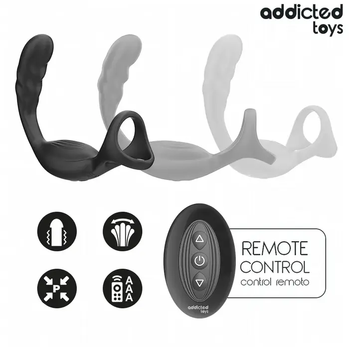 Prostatic cock ring remote control — addicted toys DUAL Photo 5