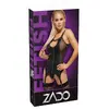 Leather Strap Dress ZADO Leder Strapskleid XL Photo 1