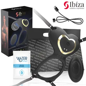  Pāru vibrators-tringes IBIZA TECHNOLOGY IBIZA - Heart truse ar tālvadību