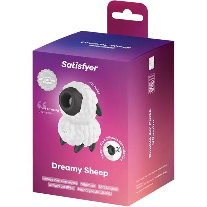 SATISFYER Dreamy Sheep — вибратор и воздушный пульсатор D-245086 Photo 3