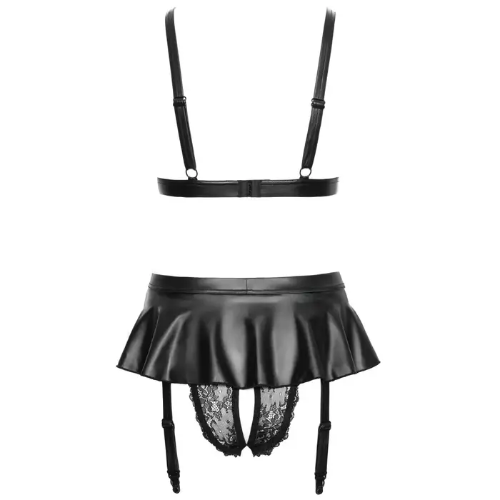 Комплект с подтяжками Cottelli Collection Bra Suspender Set XL Photo 7