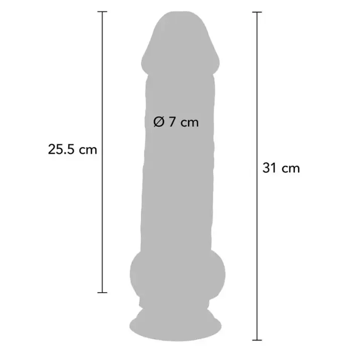 Dildo GET REAL Deluxe 31 cm Photo 4