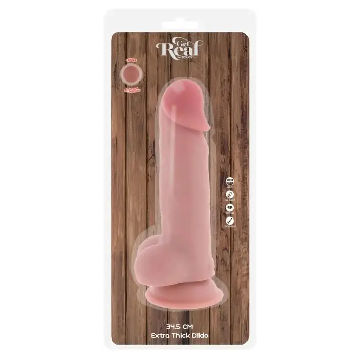 Фаллоимитатор GET REAL Deluxe — особо толстый 34,5 см Photo 5