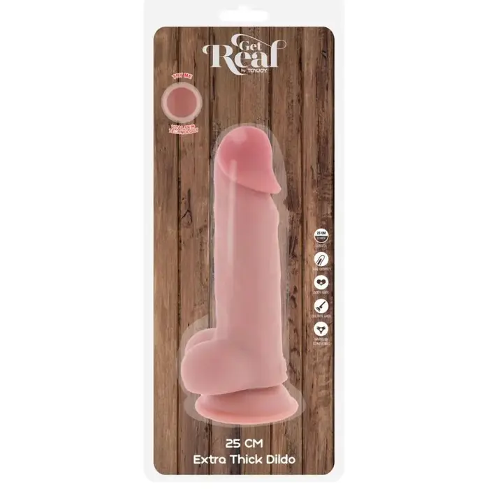 Фаллоимитатор GET REAL Deluxe реалистичный 25 см Photo 5