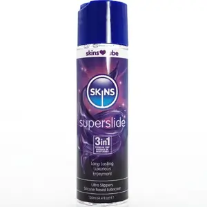 Silikona bāzes personīgais lubrikants SKINS Superslide 130 ml