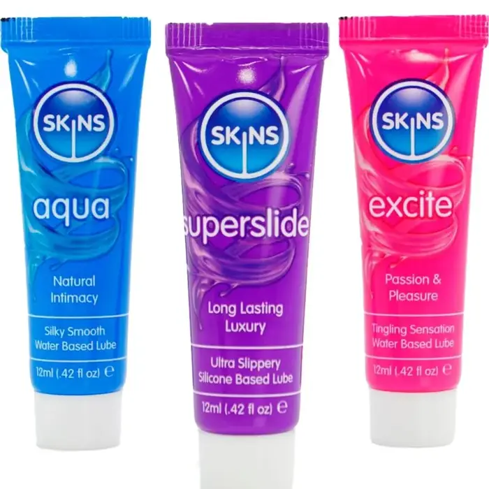 SKINS VITAL LUBES KIT AQUA SUPERSLIDE EXCITE — 3×12 мл Photo 2