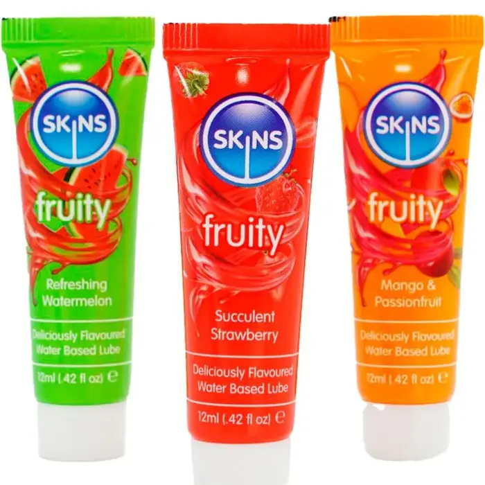 Lubrikantu komplekts SKINS Fruity Lubes Kit 3×12 ml Photo 2