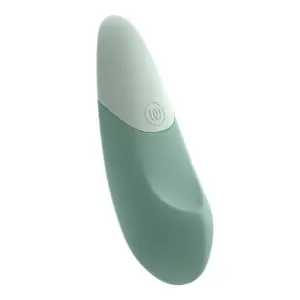 Mini vibrator WOMANIZER Vibe Mini — clitoral stimulator, turquoise, built‑in battery, 158×52 mm, 1.5 h runtime