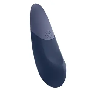 Мини-вибратор WOMANIZER Vibe Mini — клиторная стимуляция, встроенный аккумулятор, 158×52 мм, 1,5 ч работы, синий