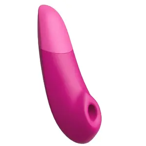 Sucker vibrator WOMANIZER Enhance — clitoral & vaginal stimulation, built-in battery, 158×52 mm, 2 h run time, pink